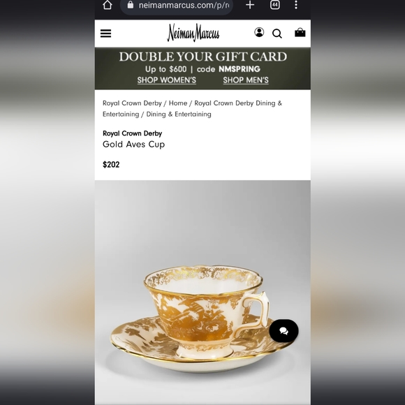 SOLD Crown Derby Red Aves Tea Coffee Cup - Picture 7 of 7